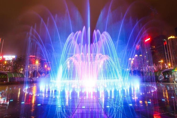 广场旱式喷泉