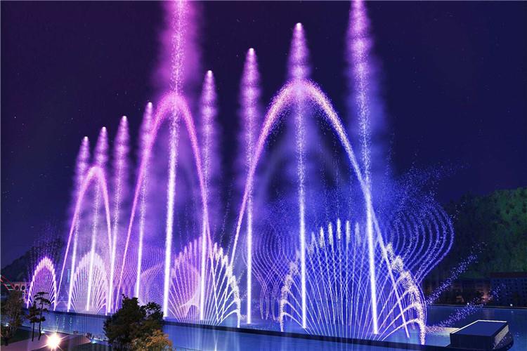音乐水景喷泉的风格能在特定程度上反映出花园风格